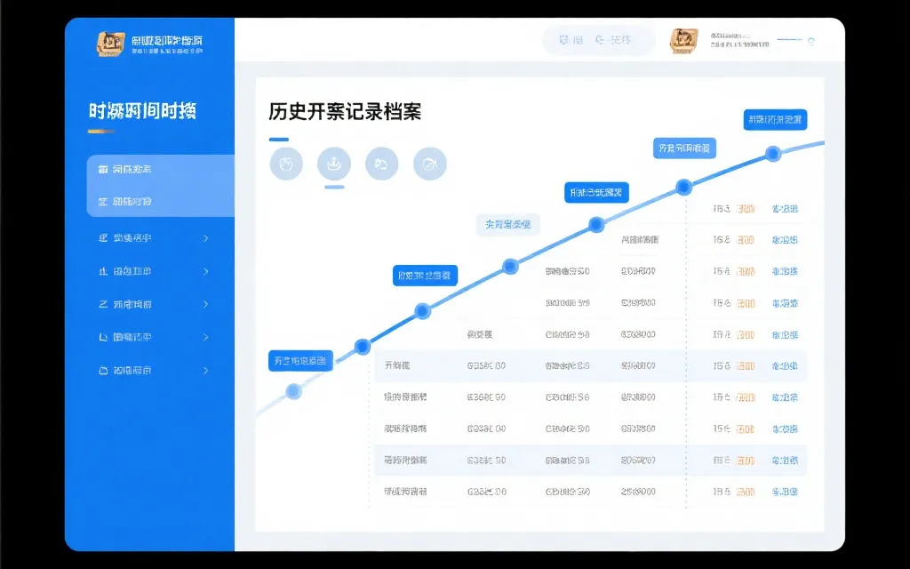 历史开奖记录归档与检索界面示例